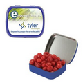 Small Royal Blue Mint Tin Filled w/ Cinnamon Red Hots